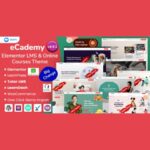 eCademy - Elementor LMS & Online Courses Education Theme