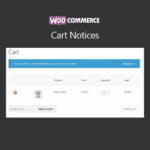 WooCommerce Cart Notices
